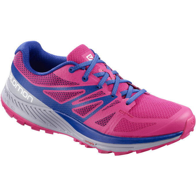 Salomon SENSE ESE W Zapatillas Trail Running Mujer - Rosas / Blancas - Colombia (98032-PROJ)